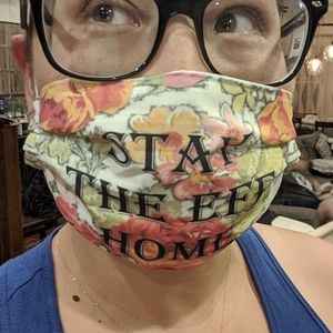 100% cotton face mask